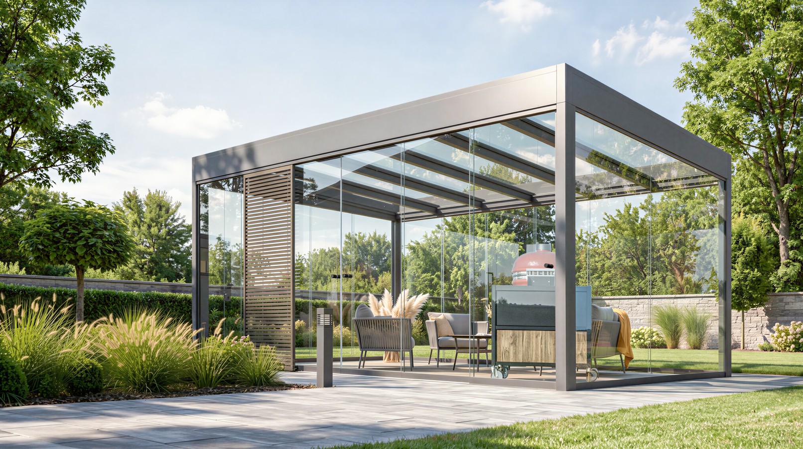 Homepage - Bring the outside in 12 Freistehendes CUBO Terrassendach