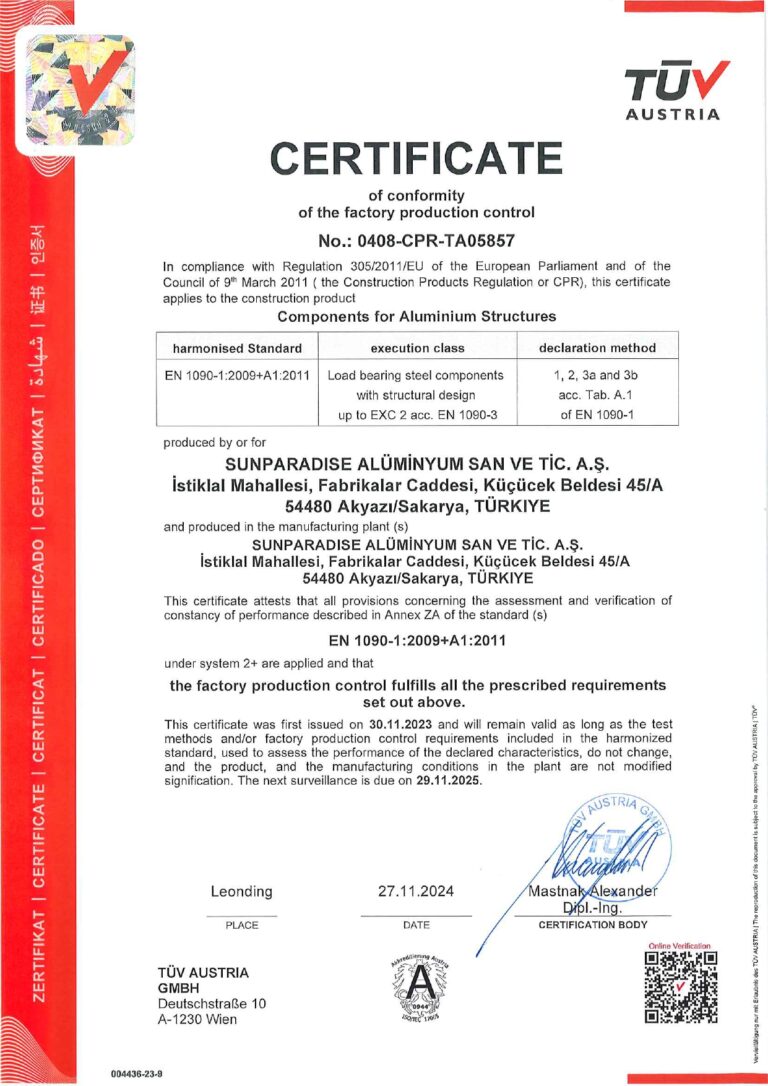 24 TR OSY EK440 certificate EN 1090 WPK page 0001